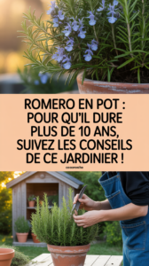 Romero en pot : pour qu'il dure plus de 10 ans, suivez les conseils de ce jardinier !