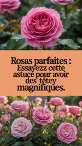 Rosas parfaites : essayez cette astuce pour avoir des têtes magnifiques.