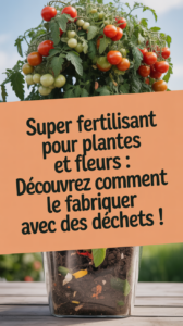Super fertilisant pour plantes et fleurs : découvrez comment le fabriquer avec des déchets !