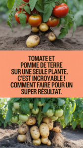 Tomate et pomme de terre sur une seule plante. C’est incroyable ! Comment faire pour un super résultat.