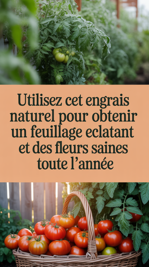 Utilisez cet engrais naturel pour obtenir un feuillage éclatant et des fleurs saines toute l'année