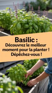 Basilic : découvrez le meilleur moment pour la planter ! Dépêchez-vous !