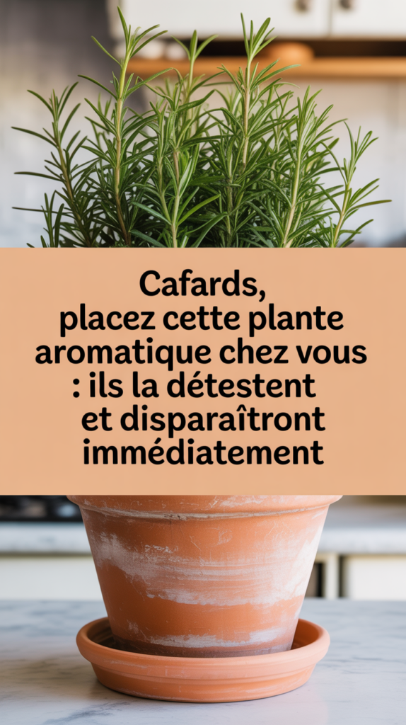 Cafards, placez cette plante aromatique chez vous : ils la détestent et disparaîtront immédiatement