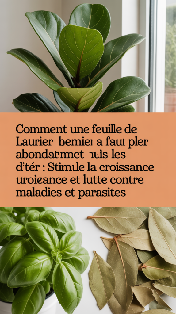 Comment une feuille de laurier commune a fait fleurir abondamment les plantes d’intérieur : stimule la croissance et lutte contre maladies et parasites