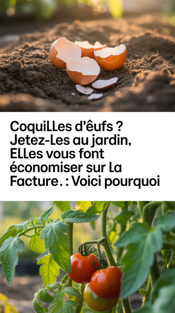 Coquilles d'œufs ? Jetez-les au jardin, elles vous font économiser sur la facture : voici pourquoi