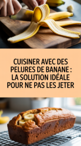 Cuisiner avec des pelures de banane : la solution idéale pour ne pas les jeter