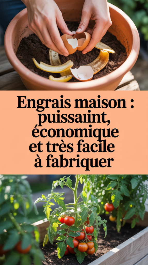 Engrais maison : puissant, économique et très facile à fabriquer