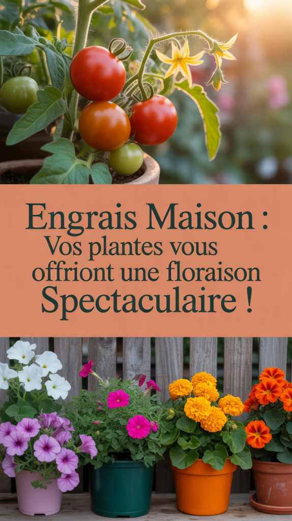 Engrais maison : vos plantes vous offriront une floraison spectaculaire !