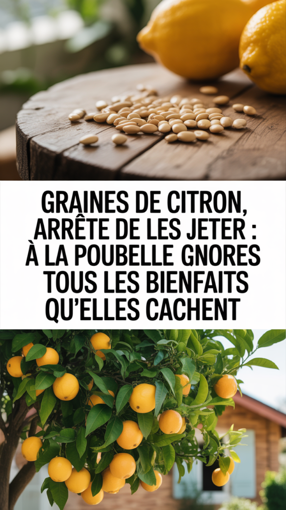 Graines de citron, arrête de les jeter à la poubelle : tu ignores tous les bienfaits qu'elles cachent
