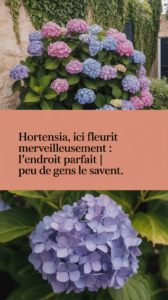 Hortensia, ici fleurit merveilleusement : l’endroit parfait | Peu de gens le savent