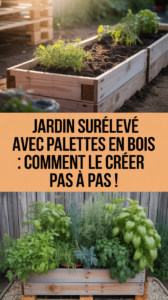 Jardin surélevé avec palettes en bois : comment le créer pas à pas !
