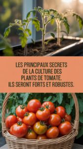 Les principaux secrets de la culture des plants de tomate. Ils seront forts et robustes.