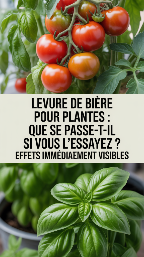 Levure de bière pour plantes : que se passe-t-il si vous l’essayez ? Effets immédiatement visibles