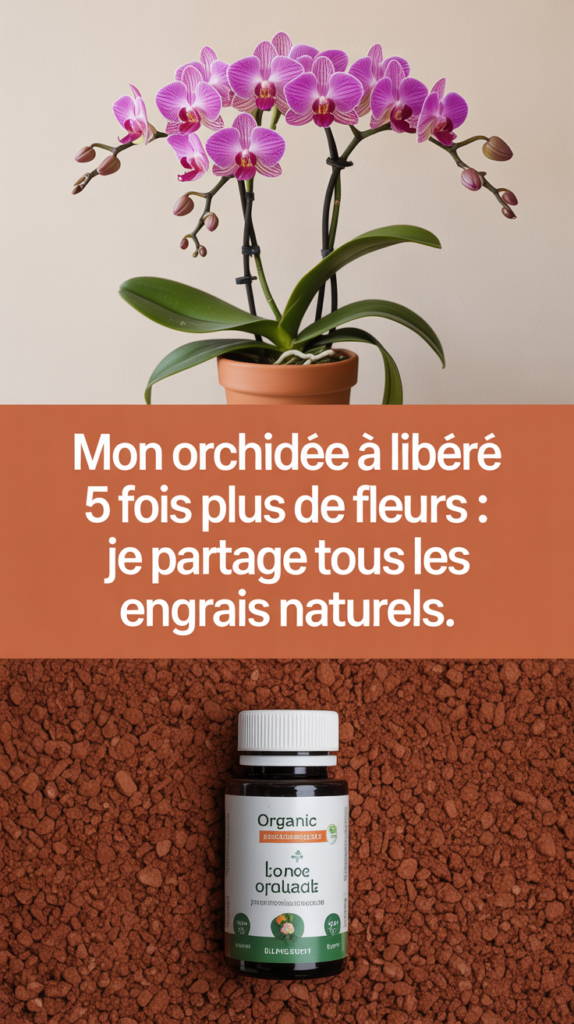 Mon orchidée a libéré 5 fois plus de fleurs : je partage tous les engrais naturels.