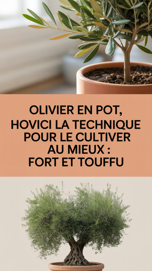 Olivier en pot, voici la technique pour le cultiver au mieux : fort et touffu