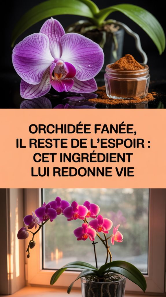 Orchidée fanée, il reste de l'espoir : cet ingrédient lui redonne vie