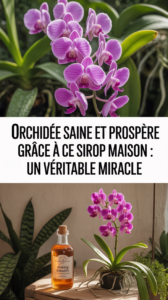 Orchidée saine et prospère grâce à ce sirop maison : un véritable miracle