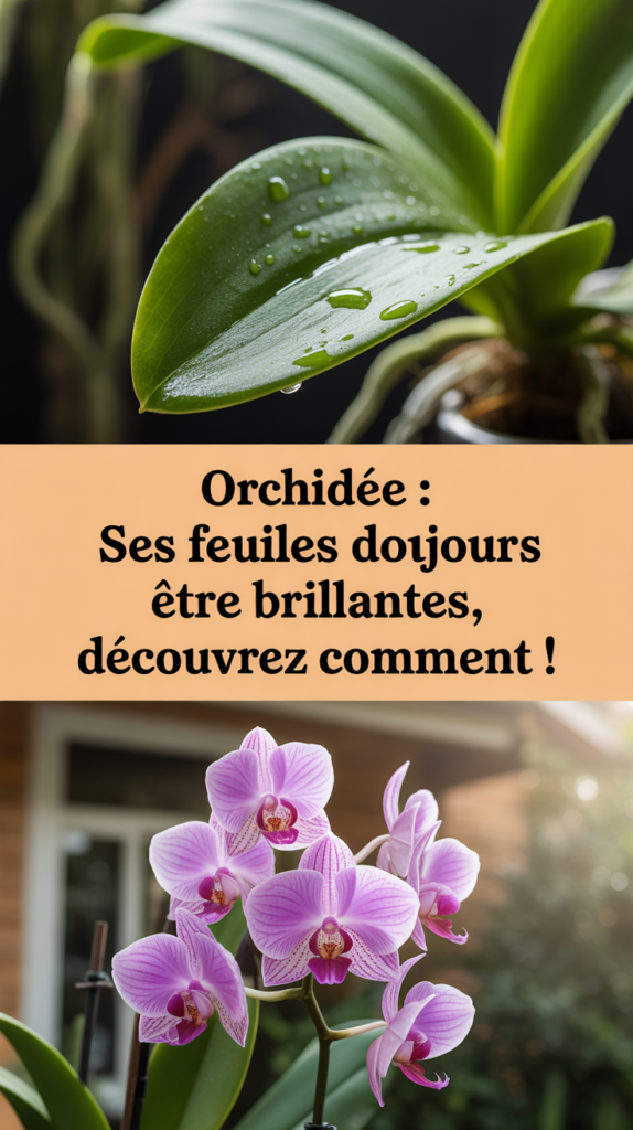 Orchidée : ses feuilles doivent toujours être très brillantes, découvrez comment !