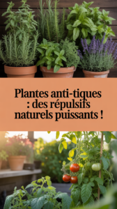 Plantes anti-tiques : des répulsifs naturels puissants !