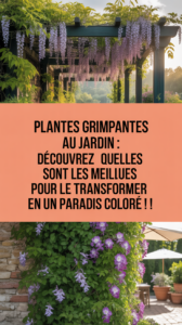 Plantes grimpantes au jardin : découvrez quelles sont les meilleures pour le transformer en un paradis coloré !