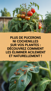 Plus de pucerons ni cochenilles sur vos plantes : découvrez comment les éliminer facilement et naturellement !