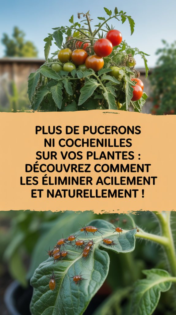 Plus de pucerons ni cochenilles sur vos plantes : découvrez comment les éliminer facilement et naturellement !
