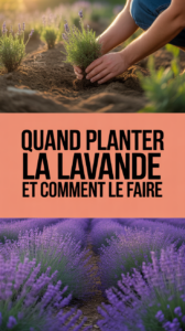 Quand planter la lavande et comment le faire