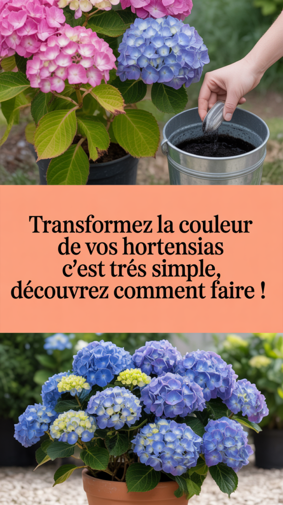 Transformez la couleur de vos hortensias : c'est très simple, découvrez comment faire !