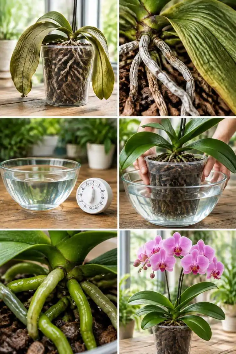 10 minutes de bain par semaine : l&rsquo;orchidée n&rsquo;a besoin de rien d&rsquo;autre