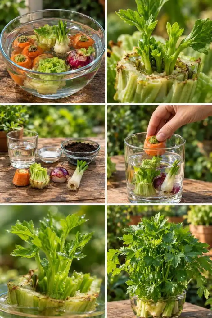 6 légumes qui repoussent à l'infini à partir de vos restes de cuisine