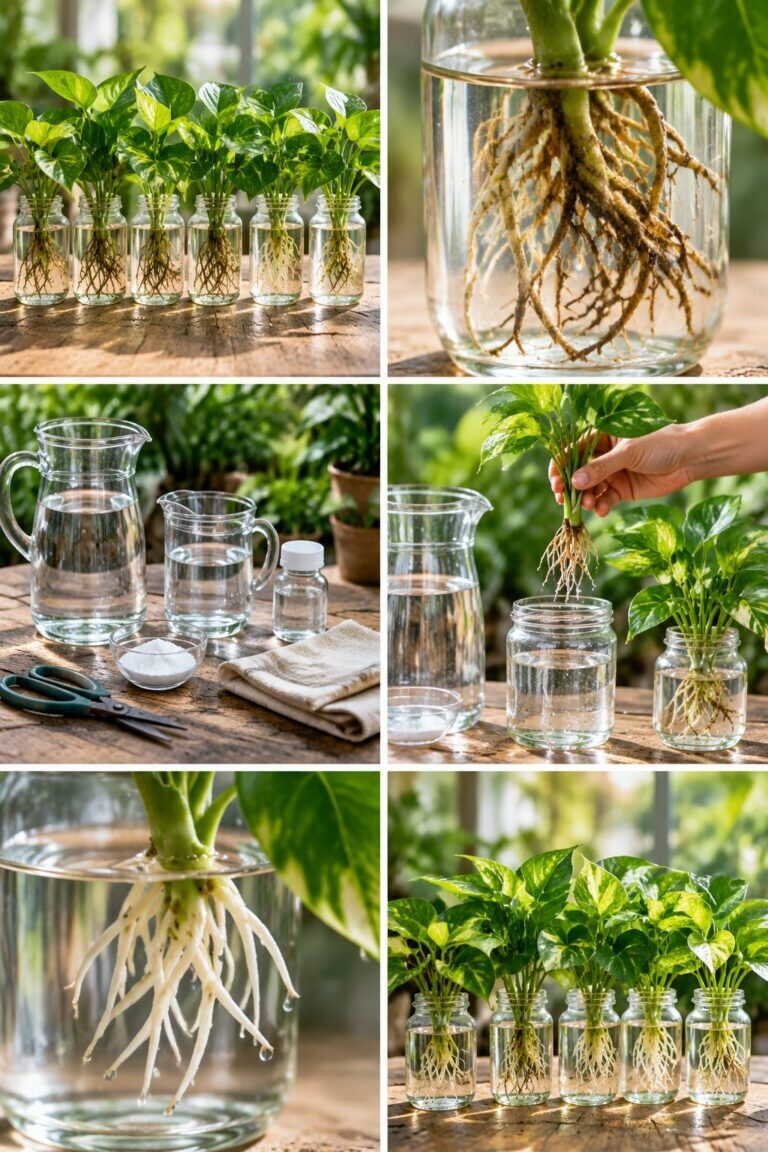 6 plantes qui vivent dans un simple verre d&rsquo;eau, sans terre ni engrais