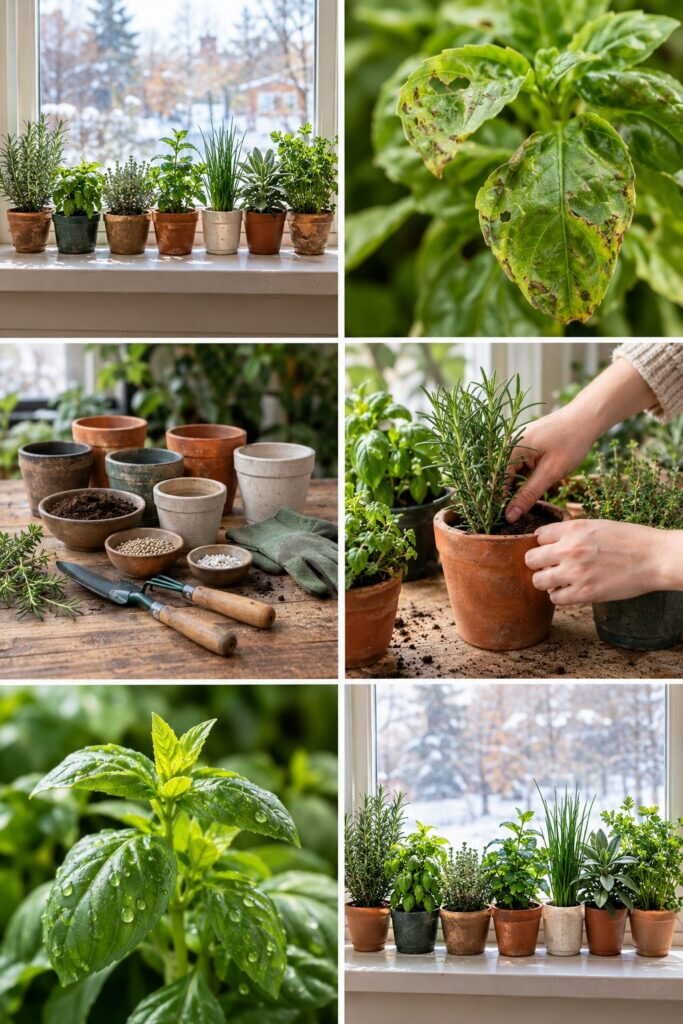 7 aromatiques qui poussent sur un rebord de fenêtre même en hiver