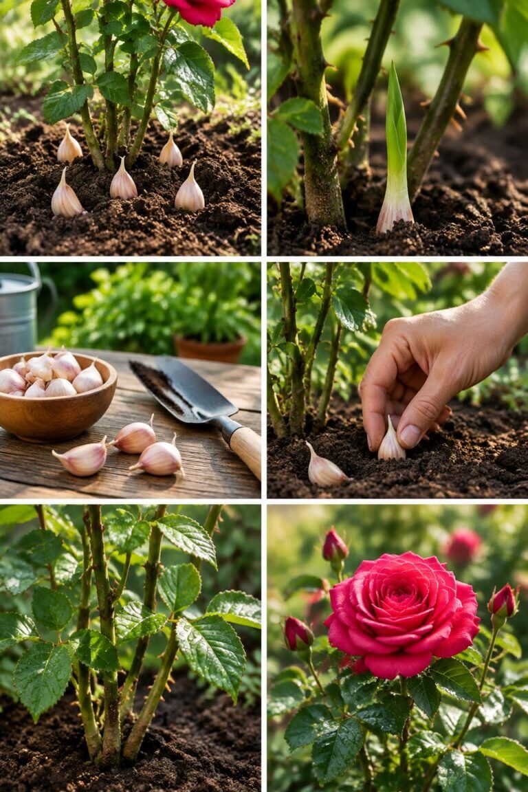 Ail au pied des rosiers : la protection qui dure tout l&rsquo;été