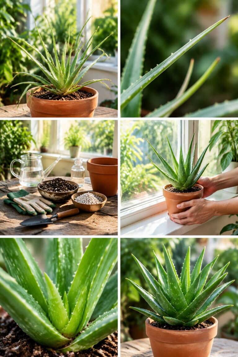 Aloe vera aux feuilles fines et étirées : il crie famine de lumière, voici la fenêtre idéale