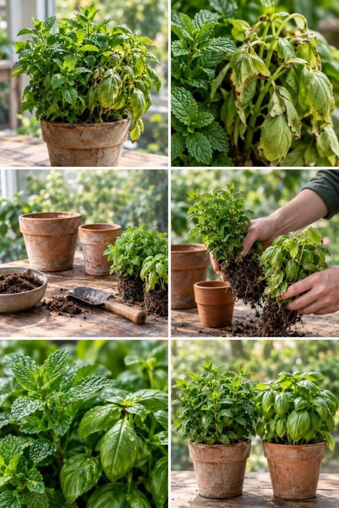 Aromatiques dans le même pot : les associations qui s'entretuent