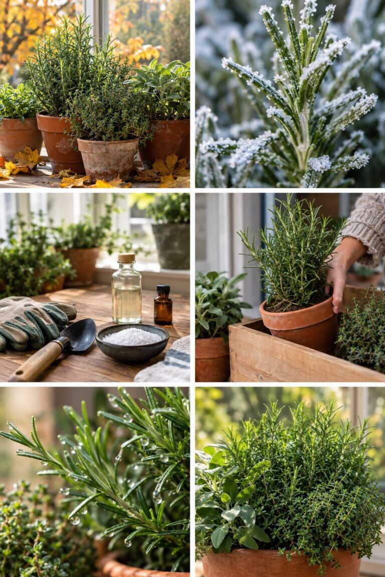 Aromatiques en hiver : lesquelles rentrer, lesquelles laisser dehors