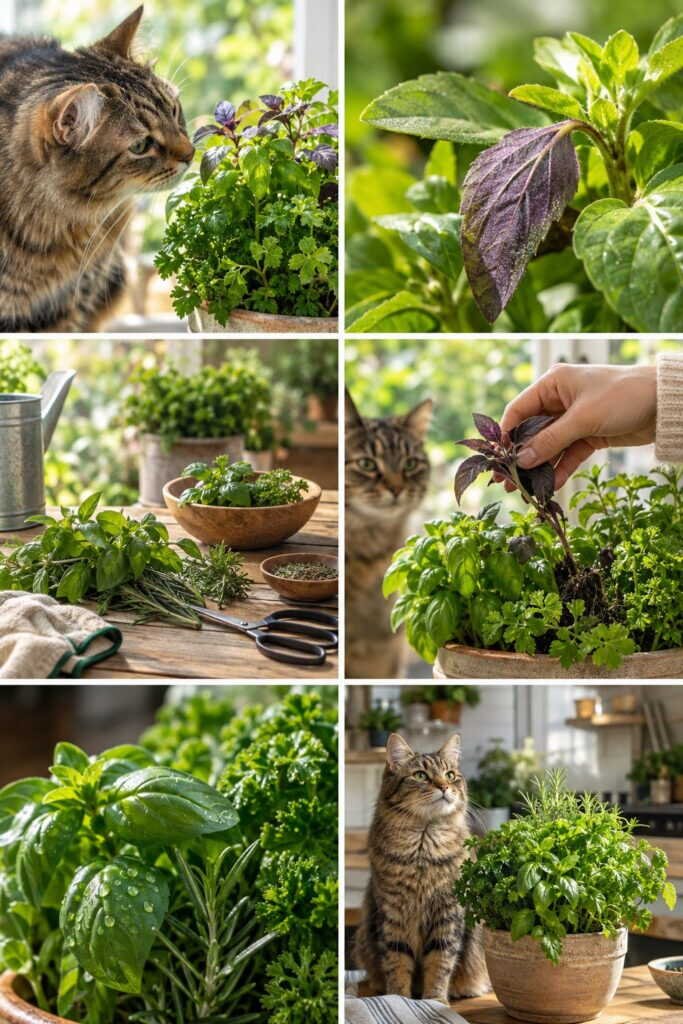 Aromatiques et chat : celles qu'il ne faut pas laisser à portée