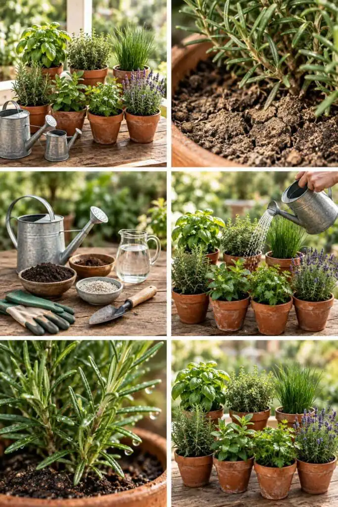 Arroser les aromatiques : les 4 qu'il faut presque oublier, les 3 à arroser chaque jour