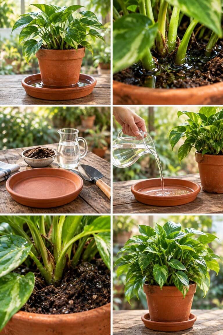 Arroser par le bas : les plantes qui préfèrent ça