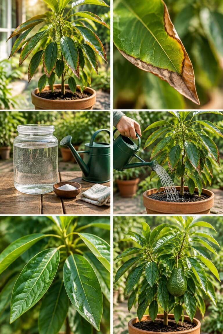 Avocatier aux feuilles brunes : l&rsquo;eau du robinet, encore elle