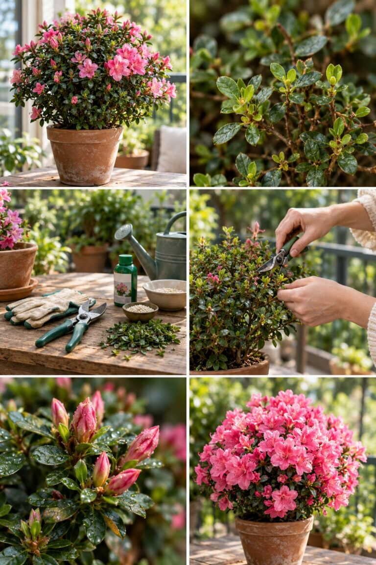 Azalée japonaise : la boule de fleurs de mai qui vit 30 ans dans le même pot
