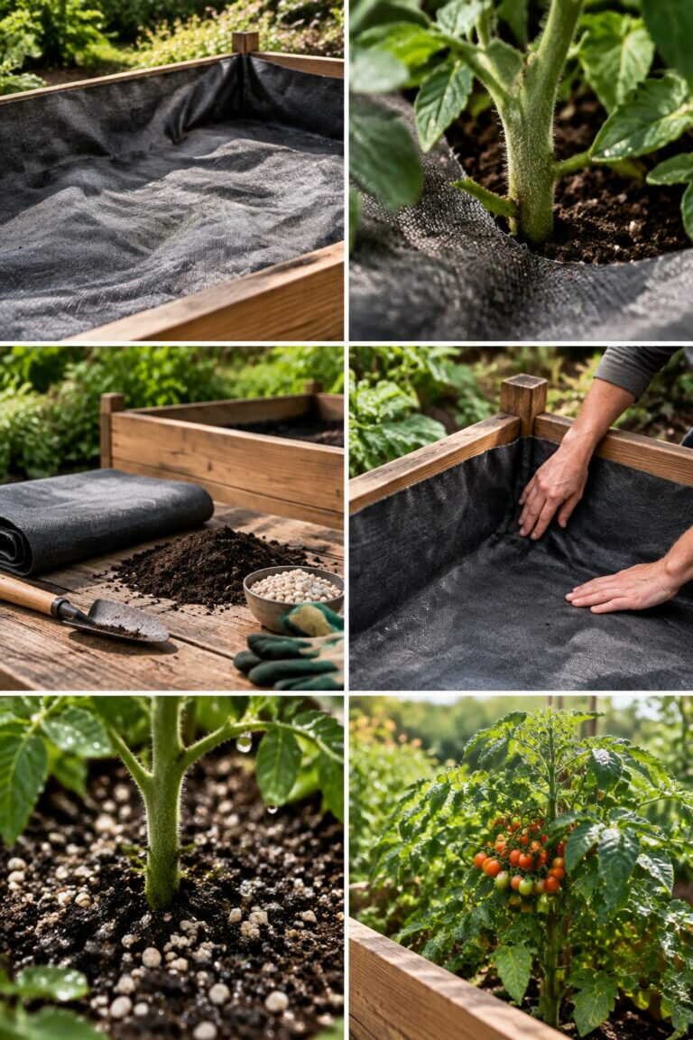 Bac potager : le géotextile au fond, jamais les cailloux, voici pourquoi