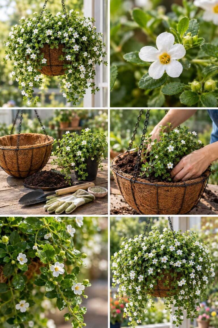 Bacopa : la retombante blanche qui fleurit jusqu&rsquo;aux gelées