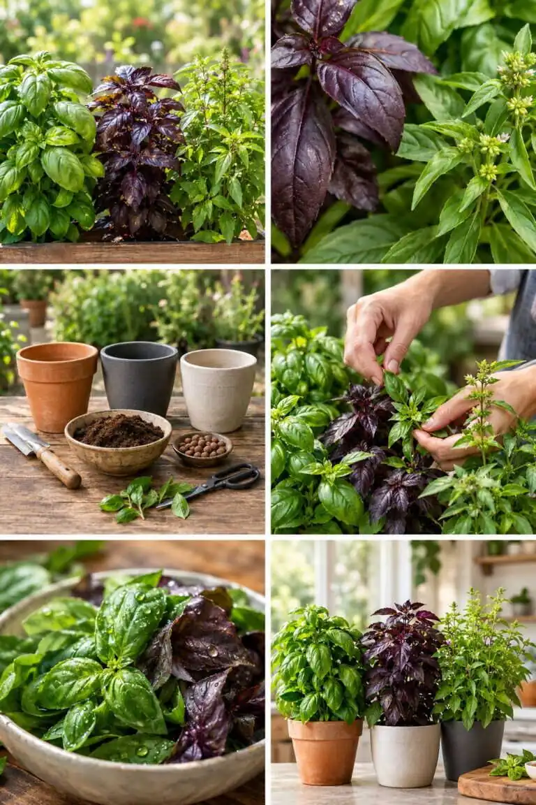 Basilic pourpre, thaï, citron : celui qu&rsquo;il faut pour le pesto, celui pour le thaï