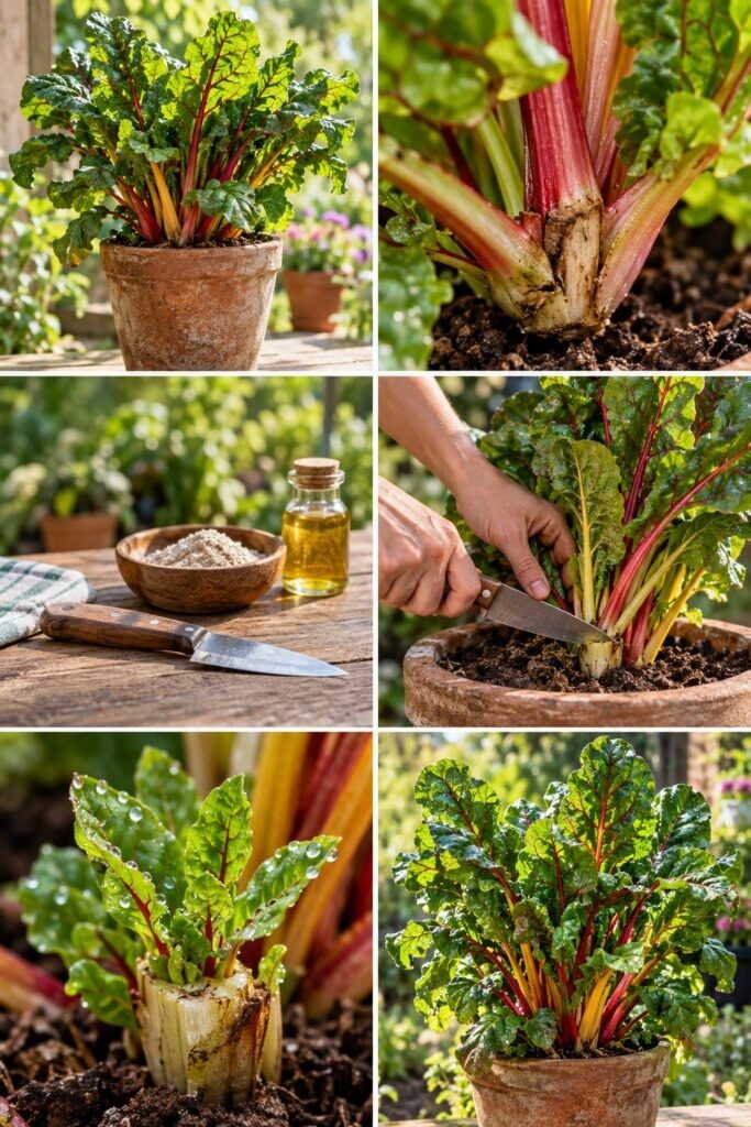 Blettes en pot : le légume qui repousse tout l'été après chaque coupe