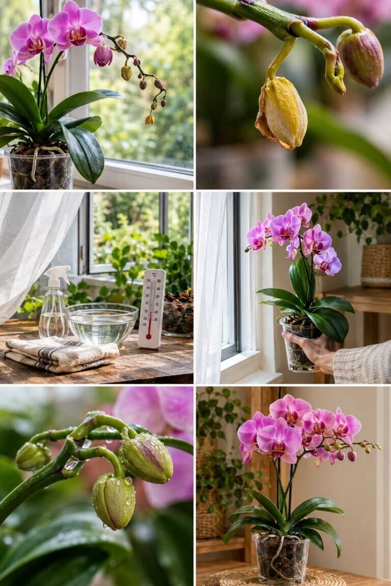 Boutons d&rsquo;orchidée qui tombent avant d&rsquo;ouvrir : le coupable est à moins d&rsquo;un mètre (courant d&rsquo;air)