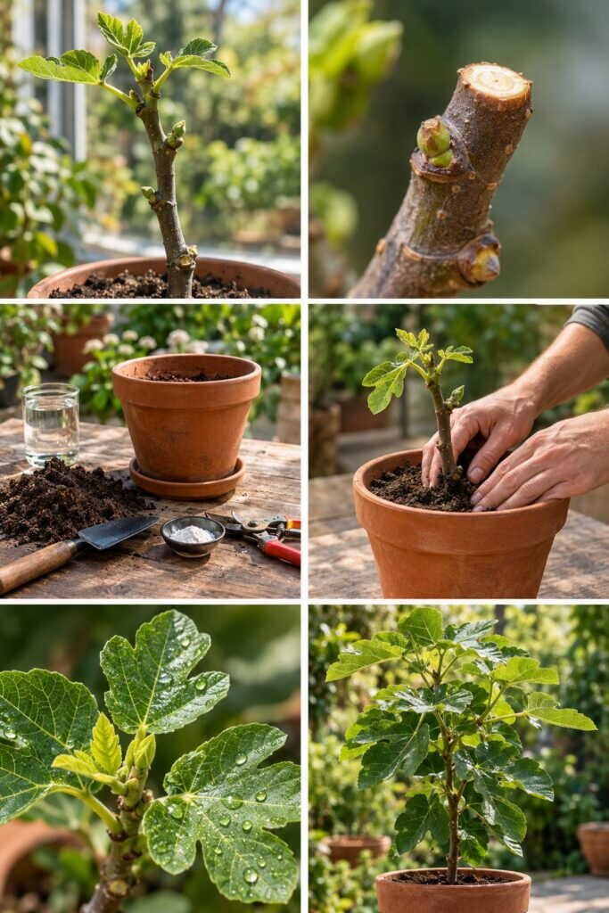 Bouturer un figuier : une branche dans la terre en mars, un arbre en un an