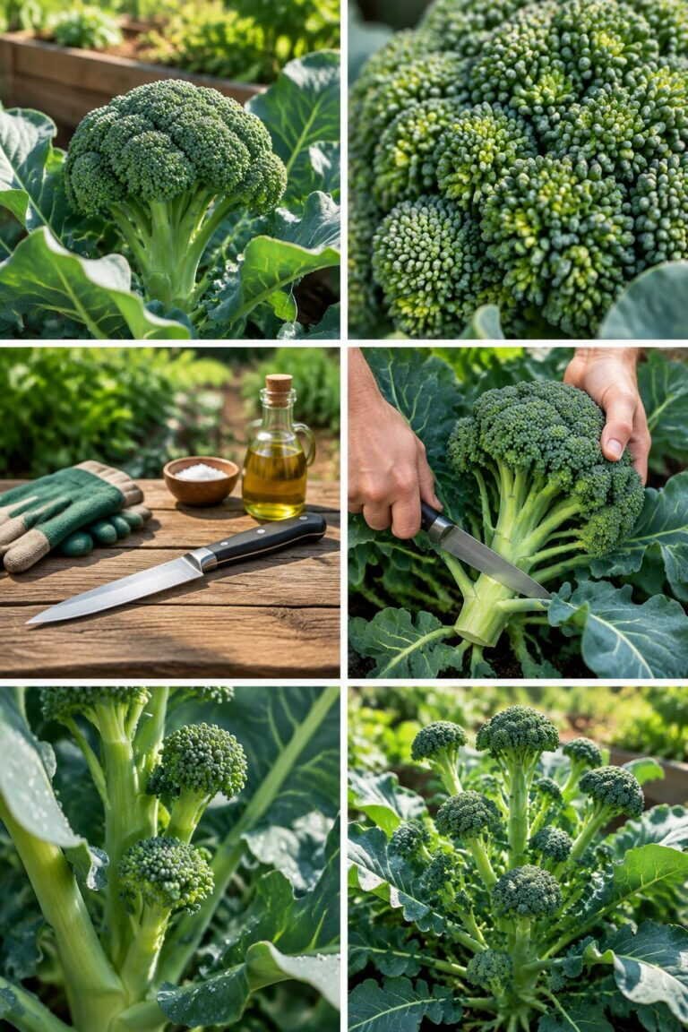 Brocoli en pot : coupez la tête principale, 10 petites suivent