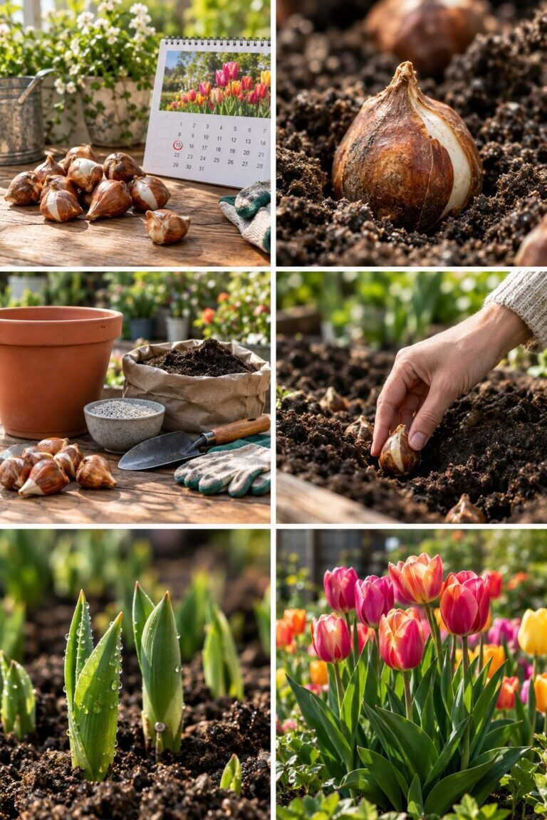 Bulbes de tulipes : la date limite pour les planter en pot
