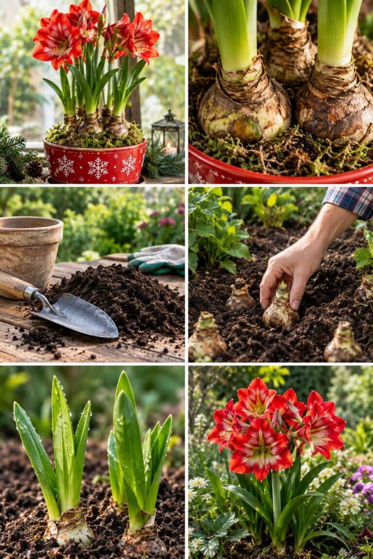 Bulbes forcés de Noël : replantez-les dehors en mars, ils reviennent chaque année